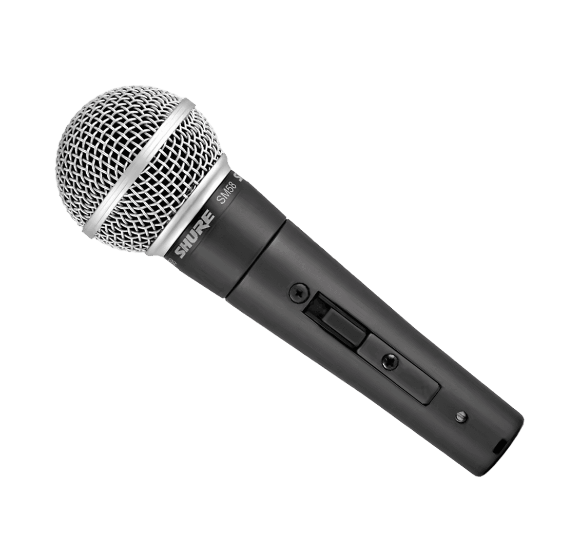 Micro dynamique pour la voix avec interrupteur