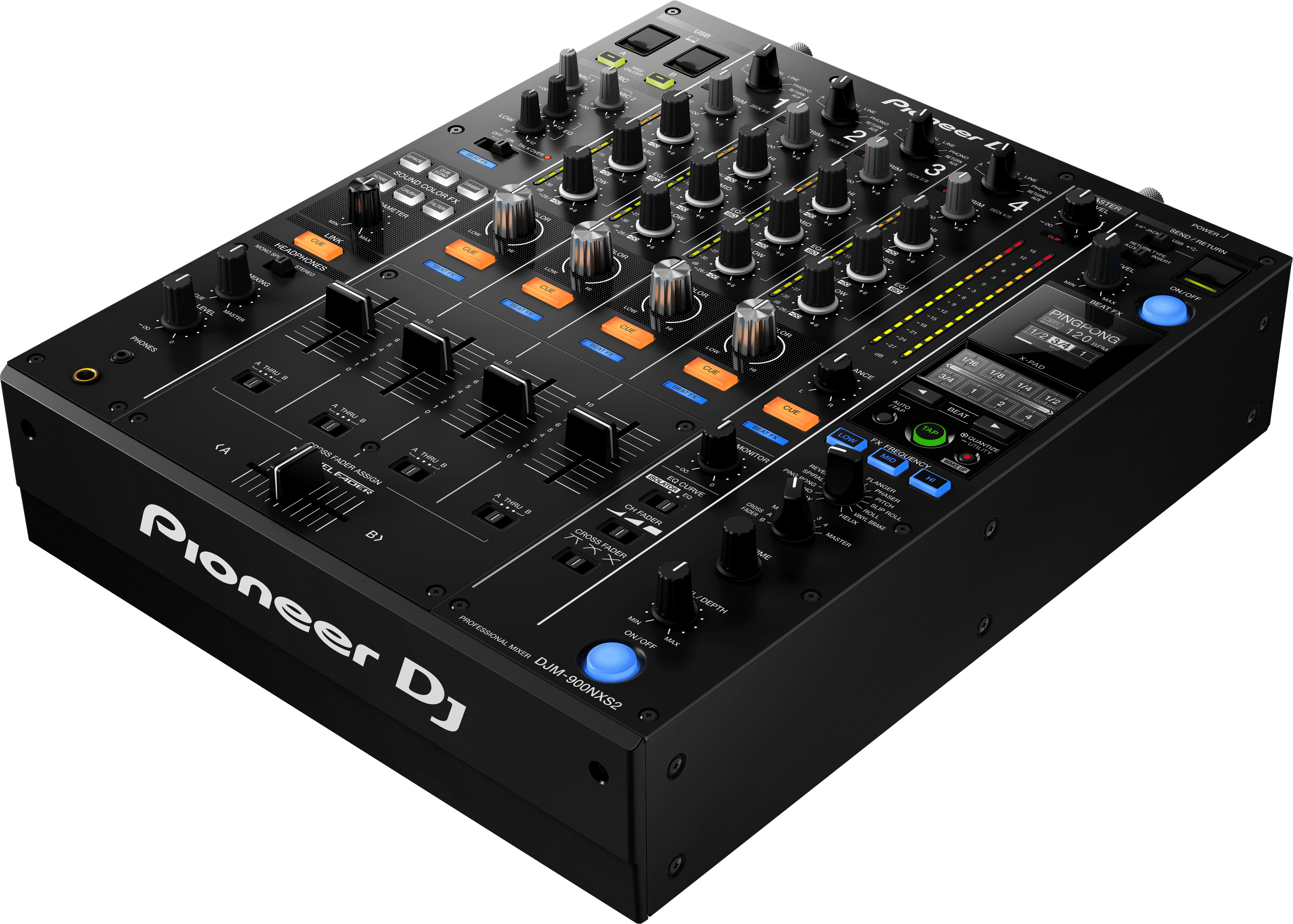 Table de mixage DJ professionnelle 4 voies