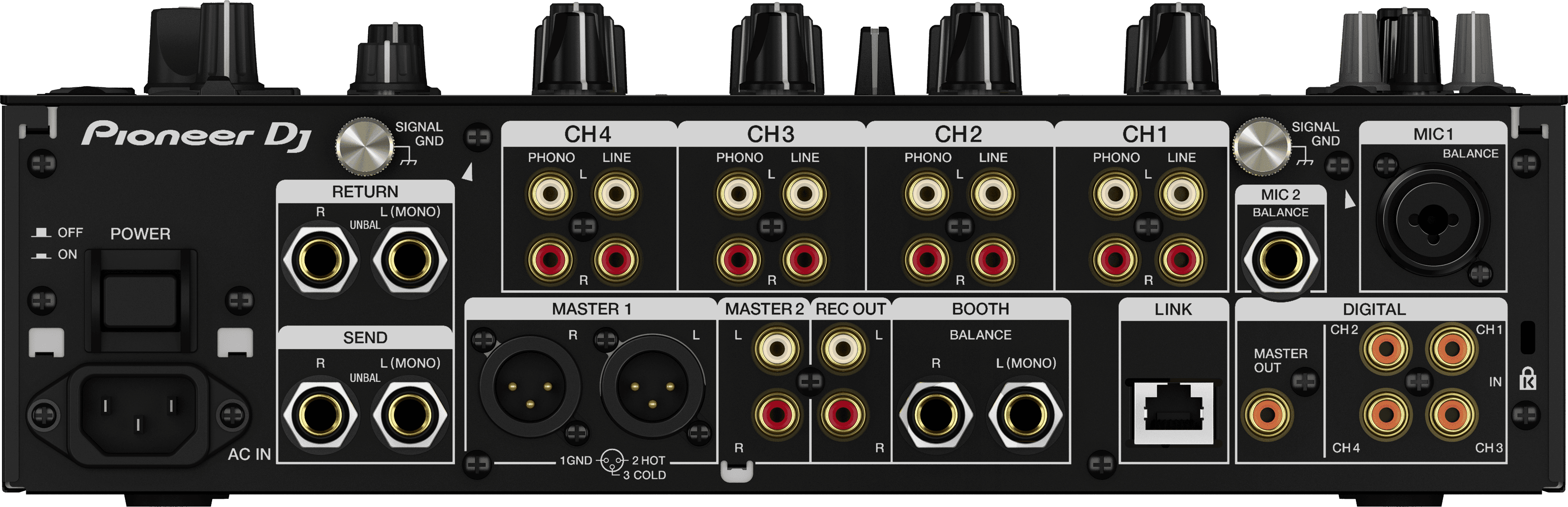Professional 4-channel DJ mixer - Image 3