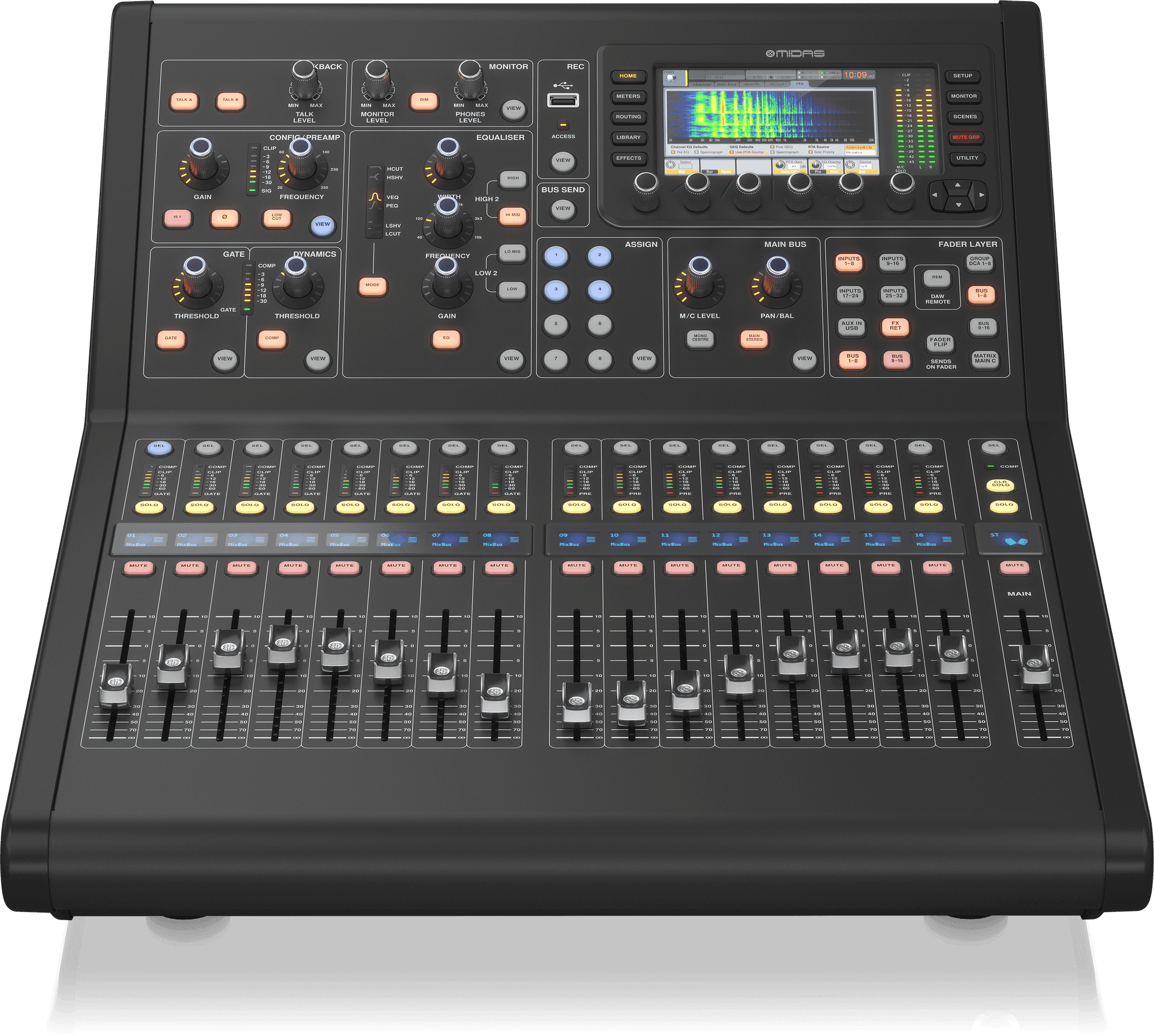 Compact digital mixing console with 40 channels and 25 mix buses - Image 2