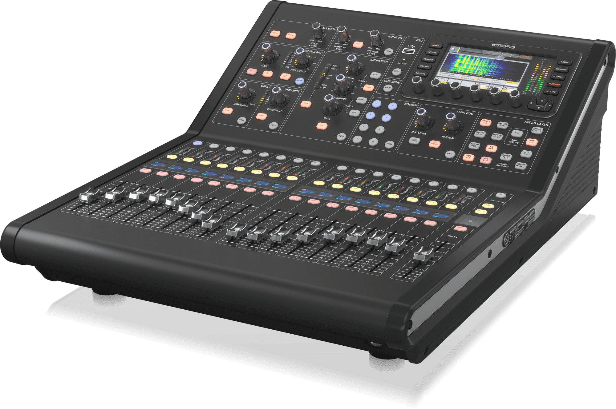 Compact digital mixing console with 40 channels and 25 mix buses - Image 3