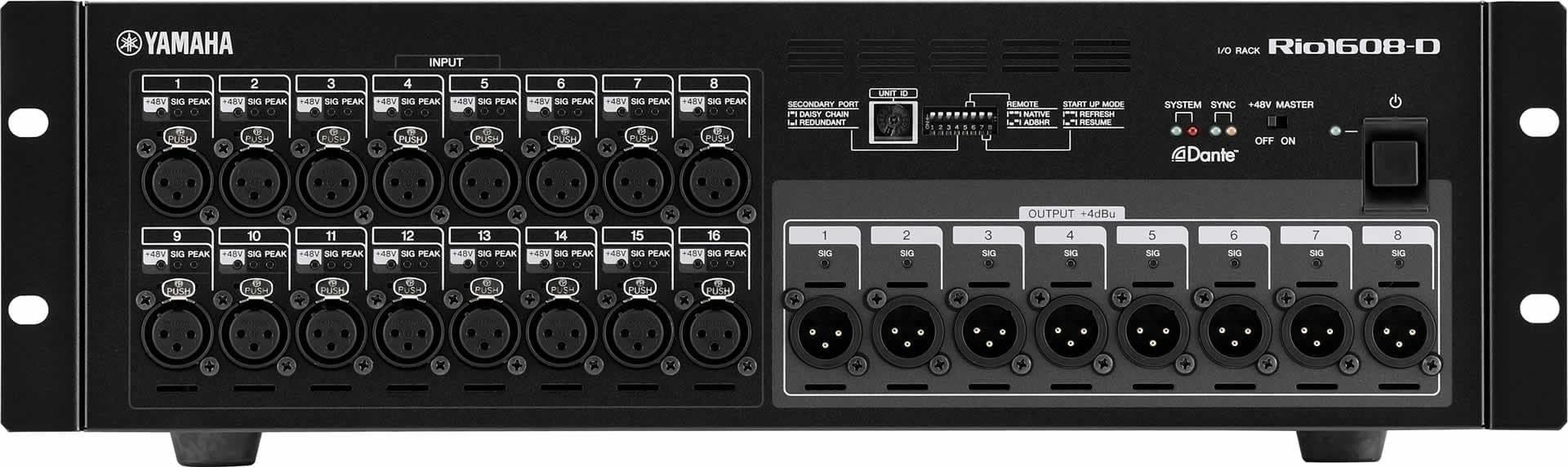 Dante Digital Stage Box with 16 inputs and 8 outputs - Image 2