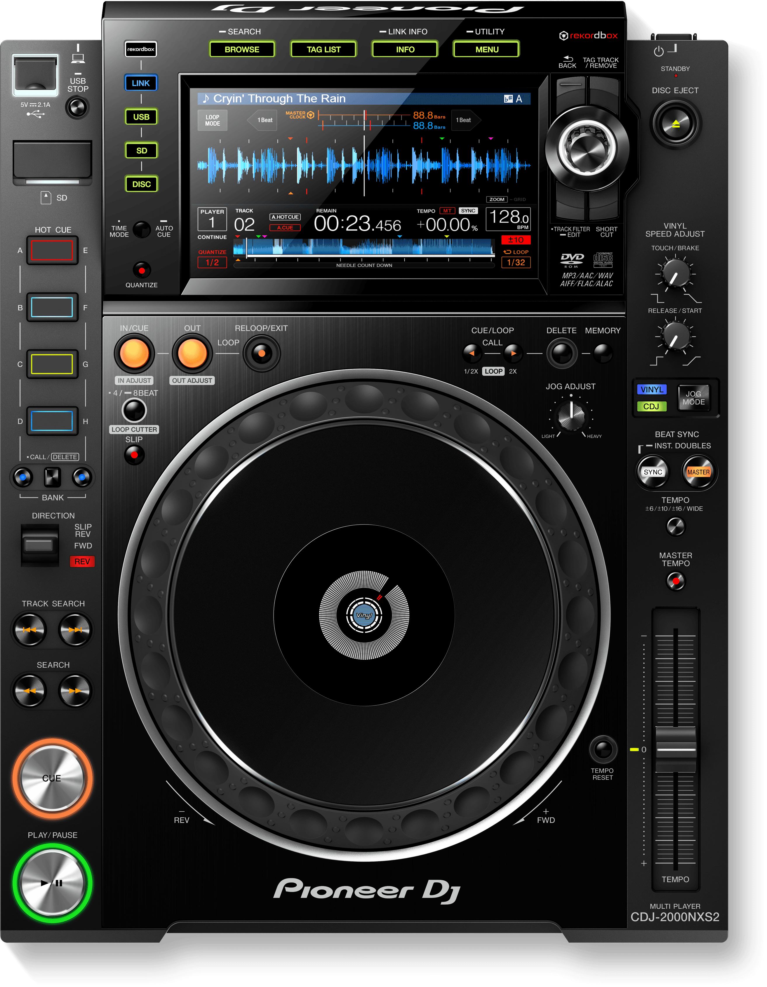 Professional multi-format DJ media player with CD drive - Image 2