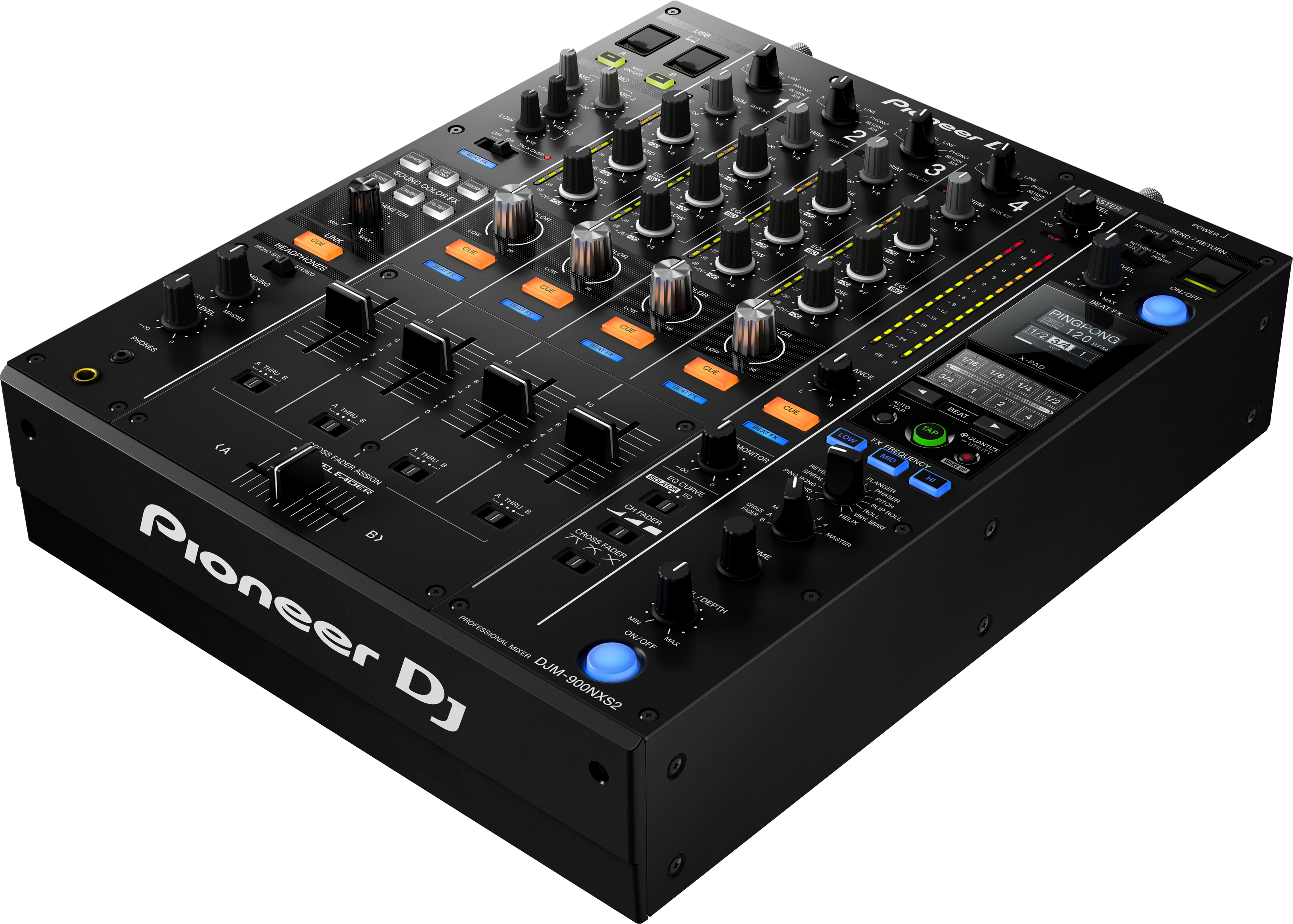 Table de mixage DJ professionnelle 4 voies