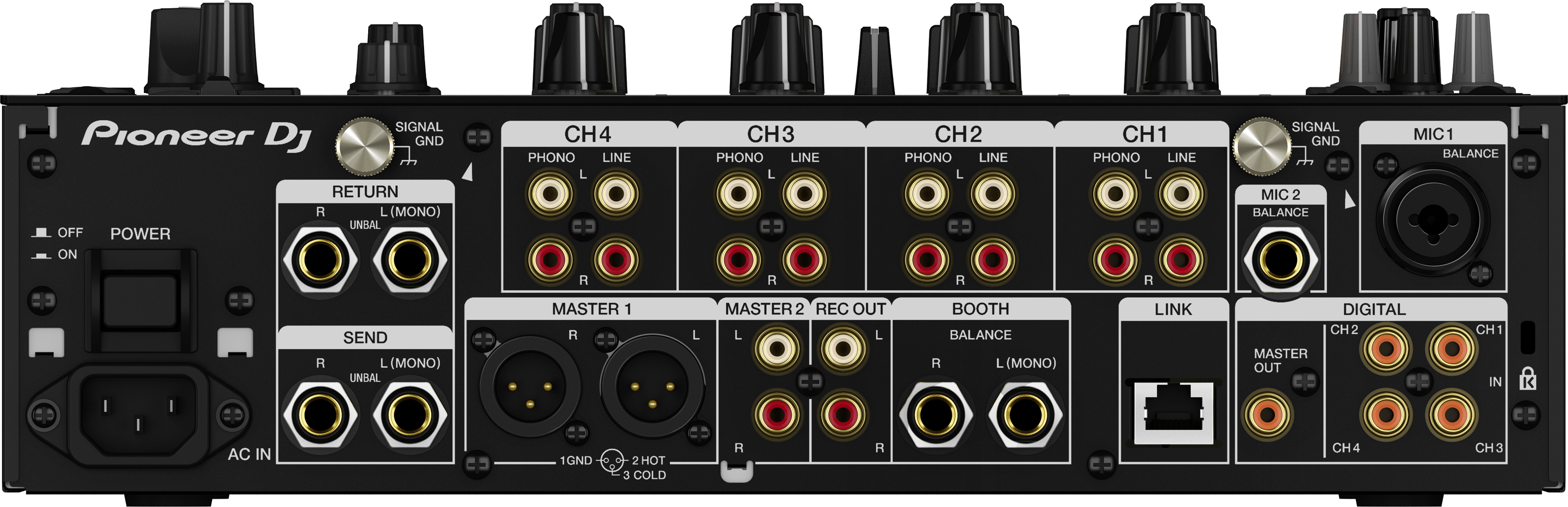 Table de mixage DJ professionnelle 4 voies - Image 3