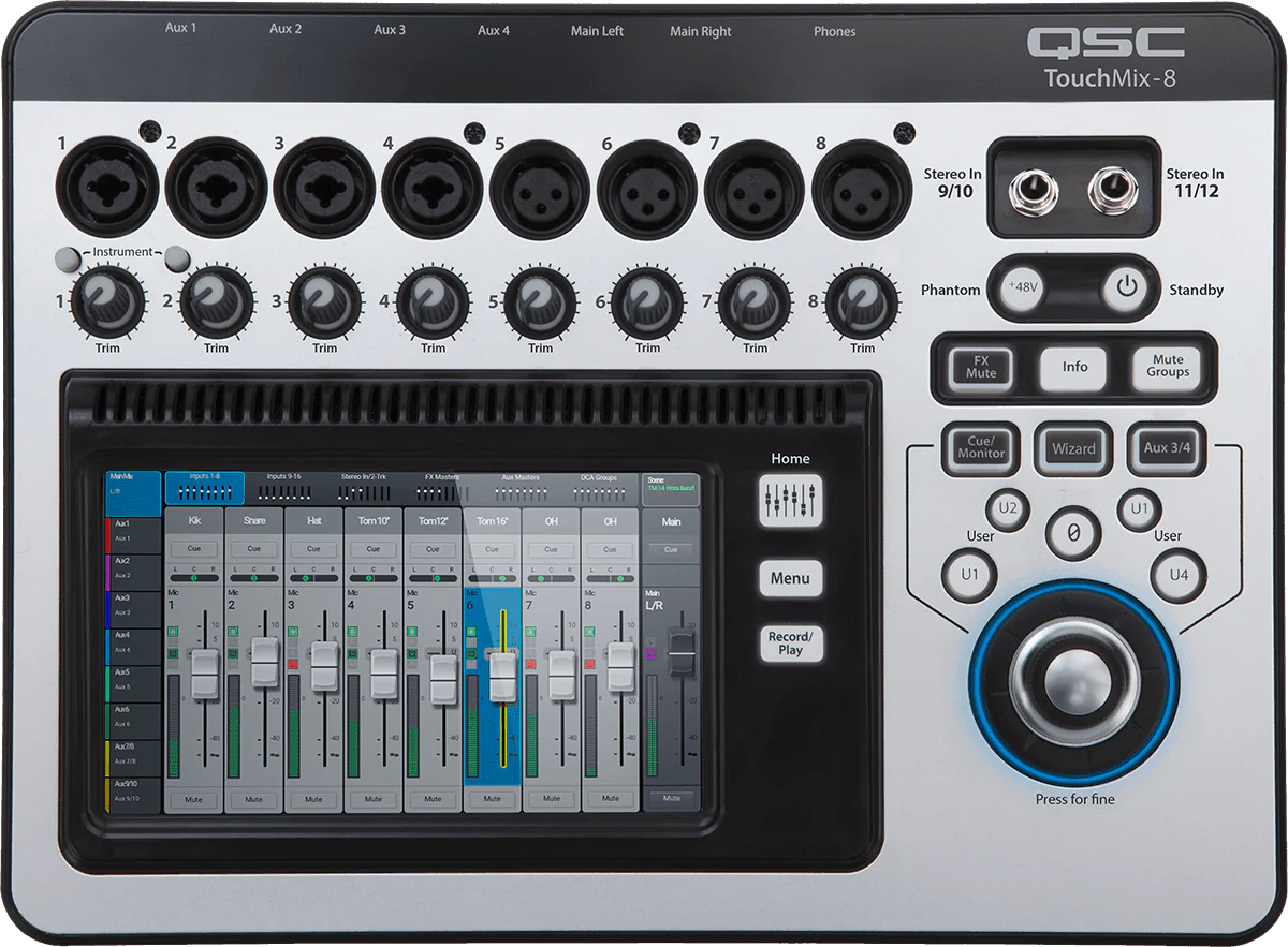 Console de mixage numérique compacte tactile 8 canaux mono + 2 stéréo / 6 sorties - Image 2