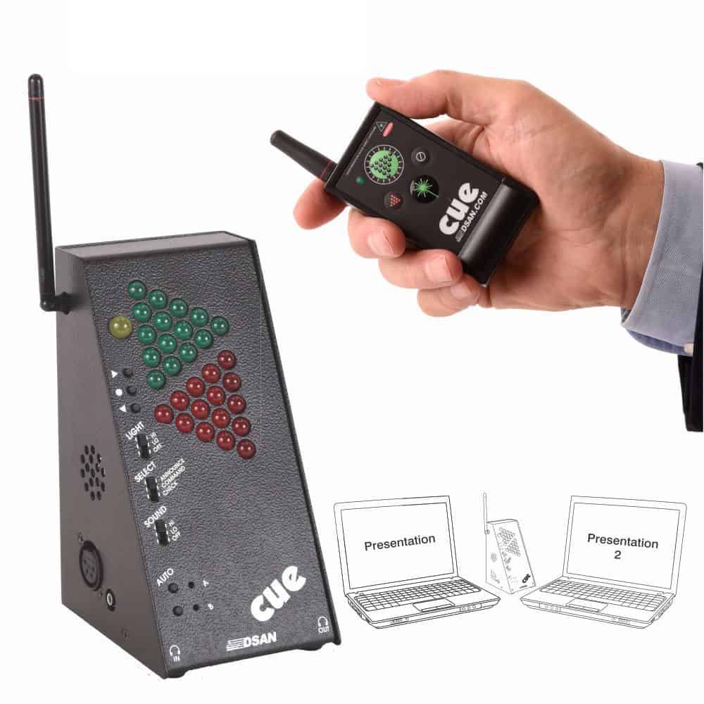 Système professionnel de télécommande de présentation avec signalisation lumineuse