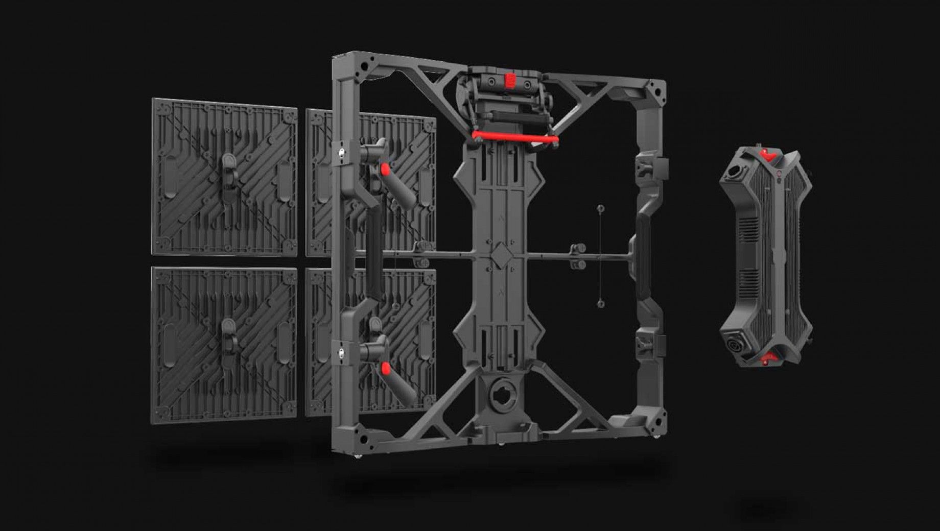 Dalle LED intérieure haut de gamme 216 x 216 px pour location et intégration  - Image 3