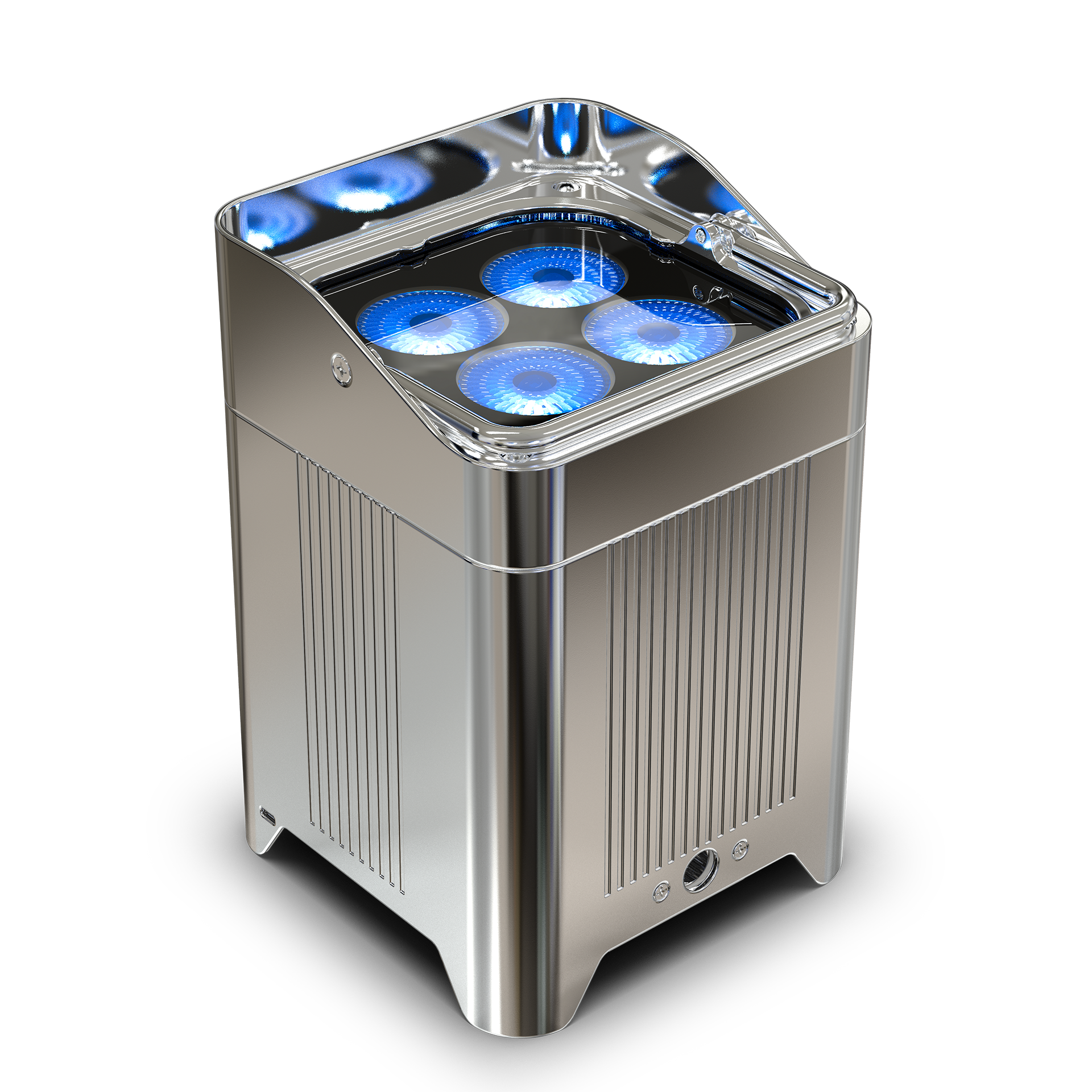 Projecteur LED autonome sur batterie avec contrôle DMX sans fil