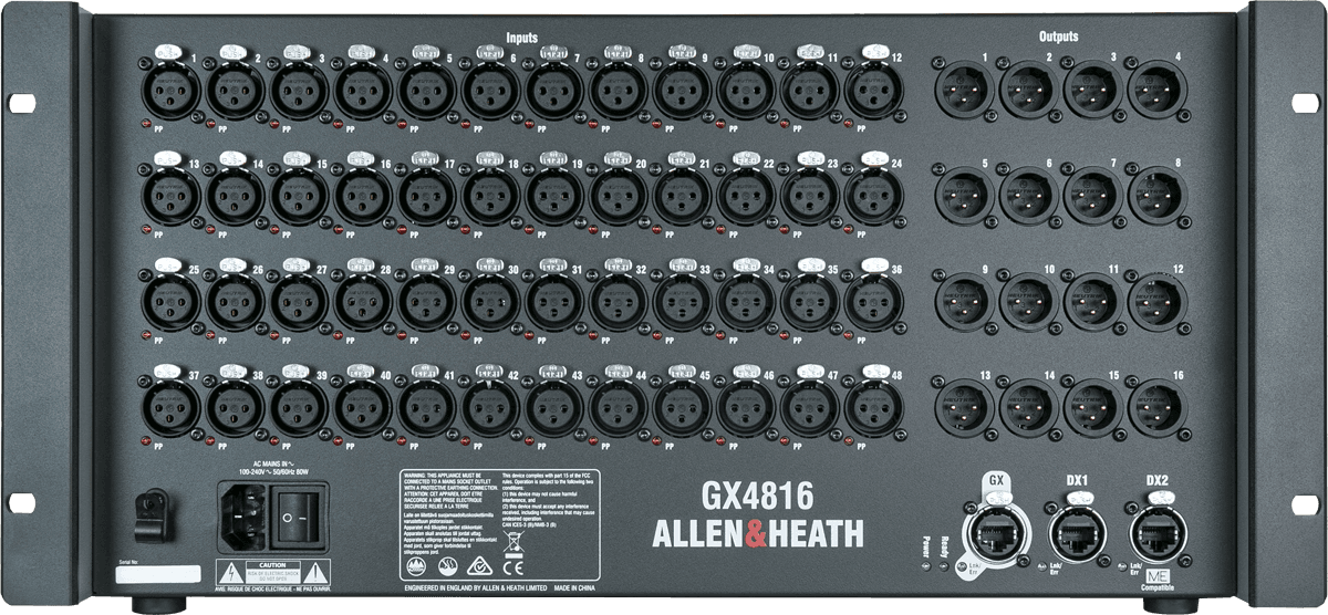 Boîtier de scène numérique 48 in / 16 out XLR analog - Image 2