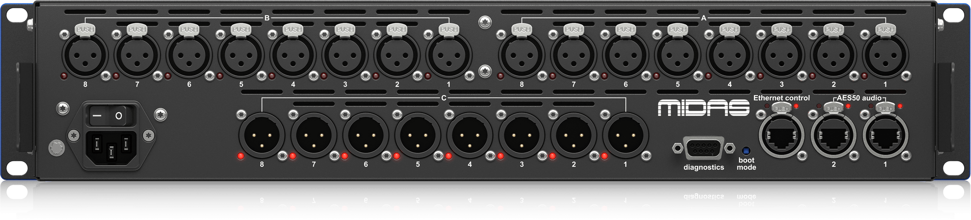 Boîtier de scène numérique 16 in / 8 out XLR analog. - Image 4