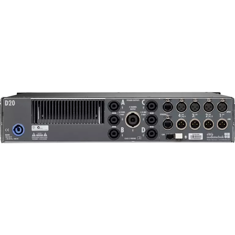 Amplificateur de puissance numérique 4 canaux avec DSP - Image 3