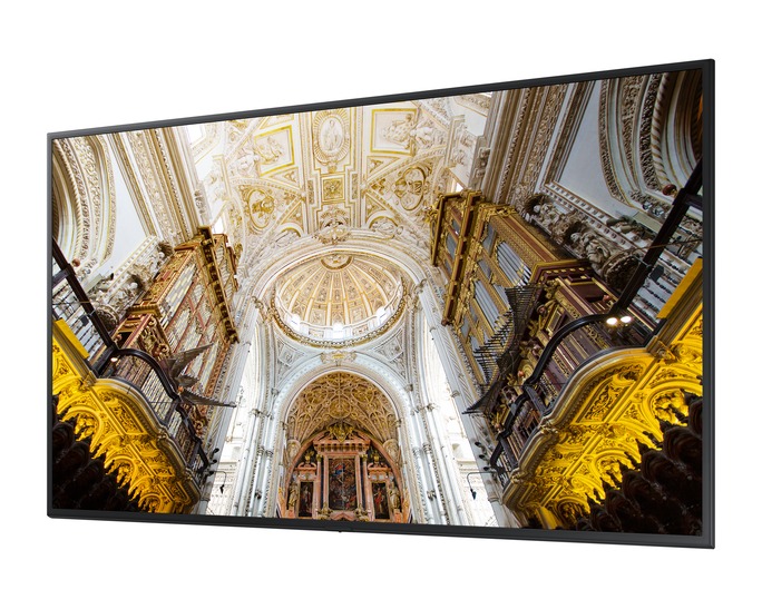 Moniteur professionnel UHD 75" pour présentation et affichage dynamique