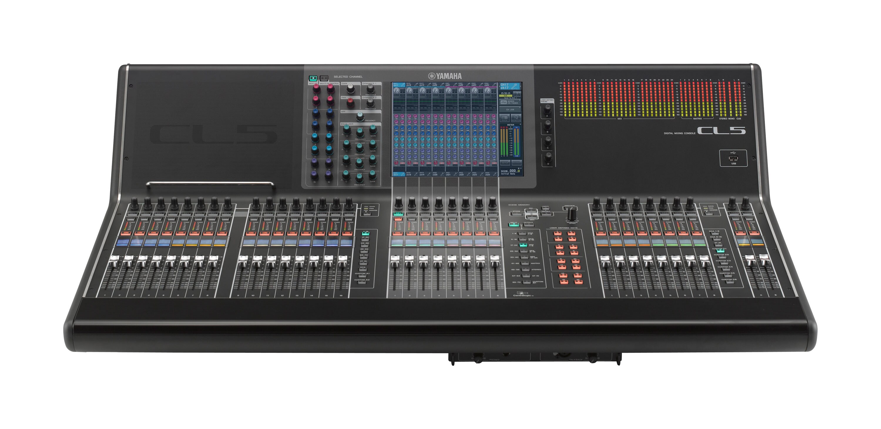 Console de mixage numérique 72 canaux mono + 8 stéréo / 24 bus